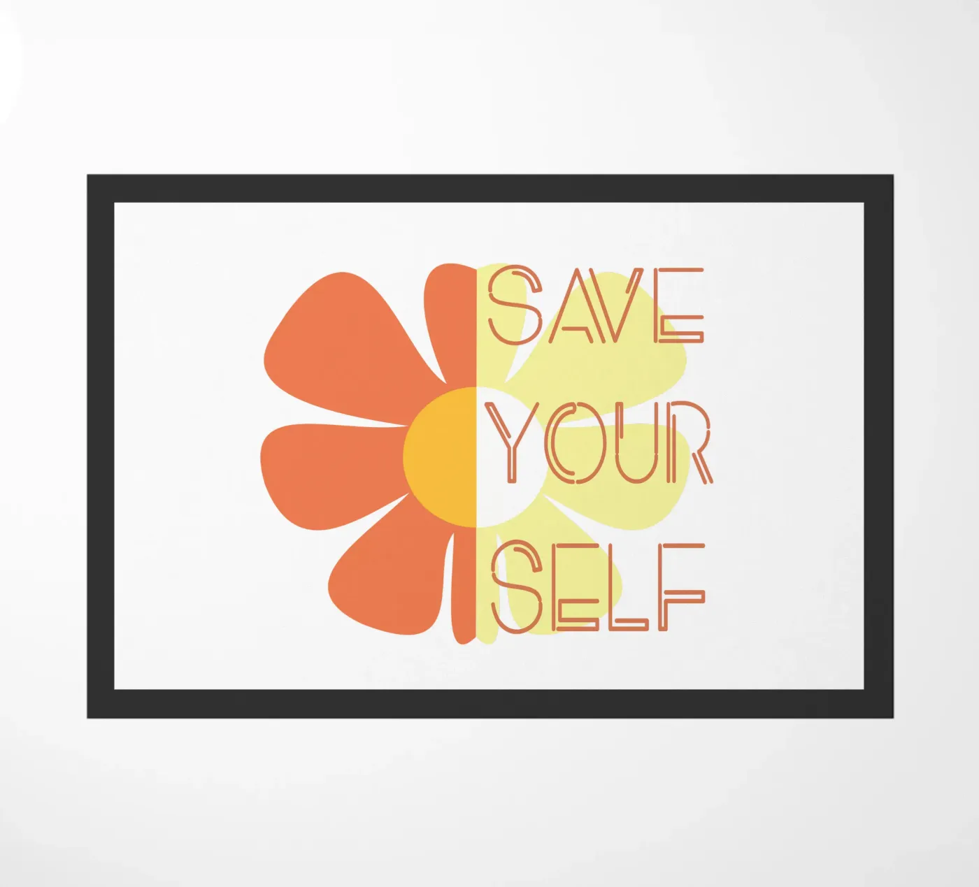 Save yourself deurmat van LaylaOzFun