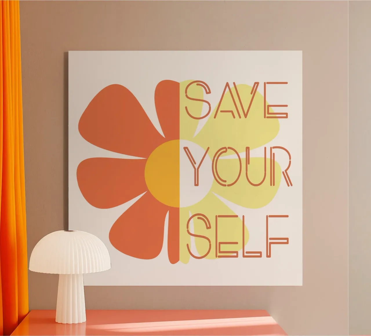 Red jezelf acryl van LaylaOzFun