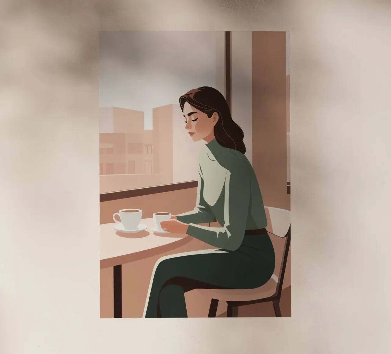 Caffè mattutino tranquillo pellicola backlit da Maison Solis