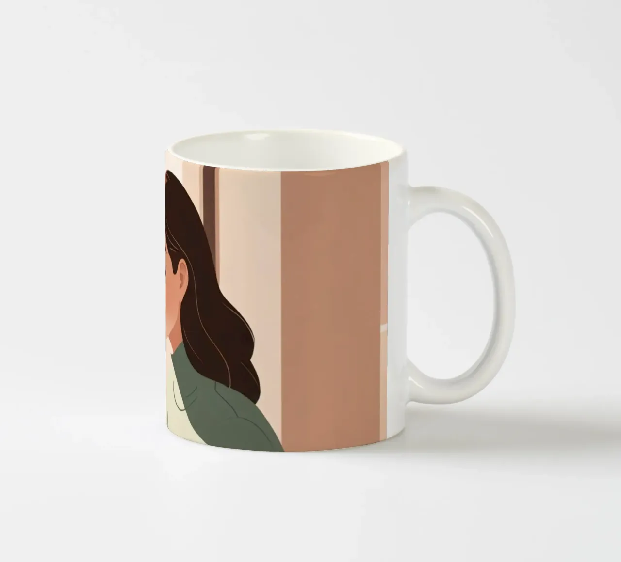 Caffè mattutino tranquillo tazza in ceramica da Maison Solis