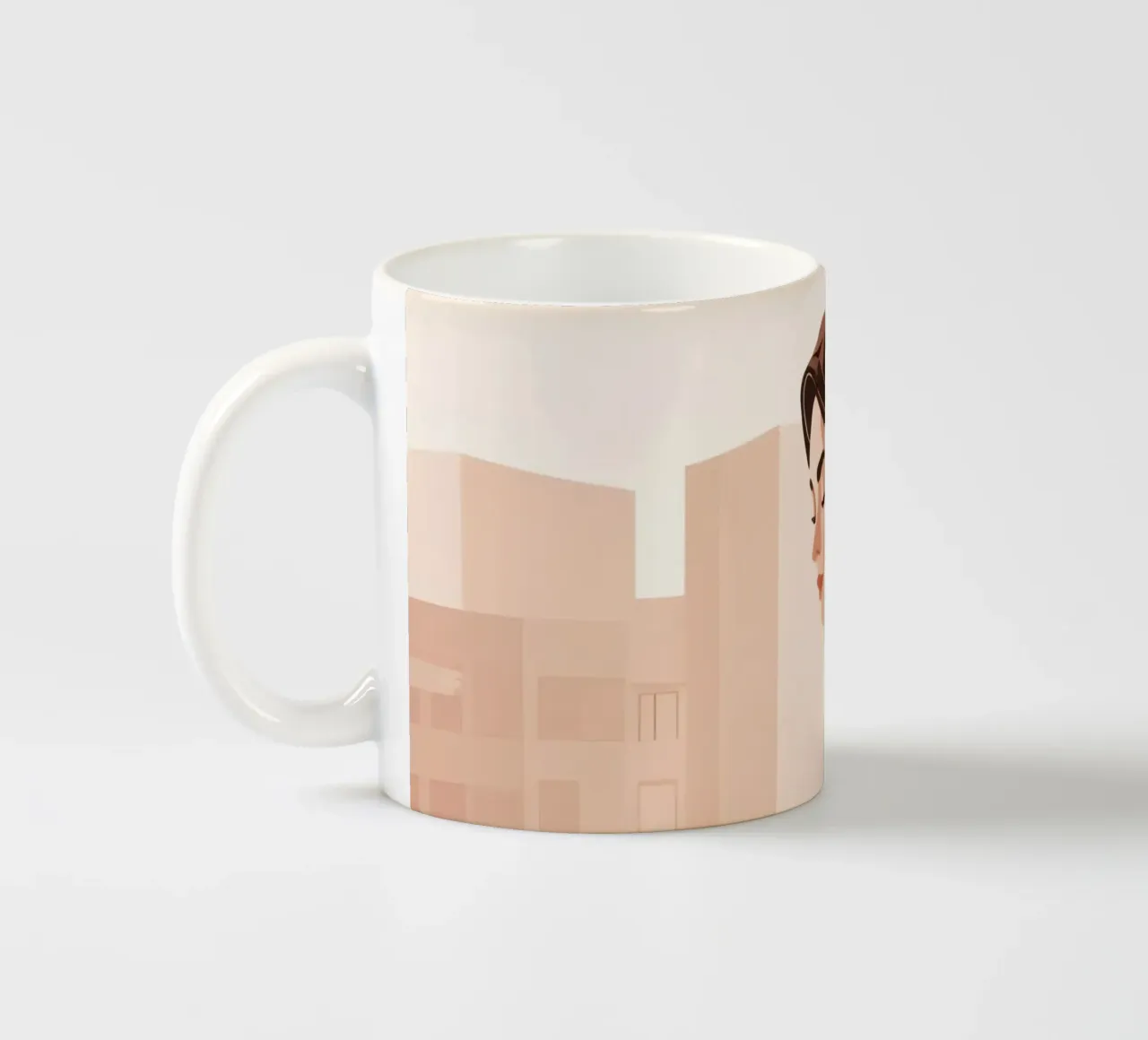 Caffè mattutino tranquillo tazza in ceramica da Maison Solis