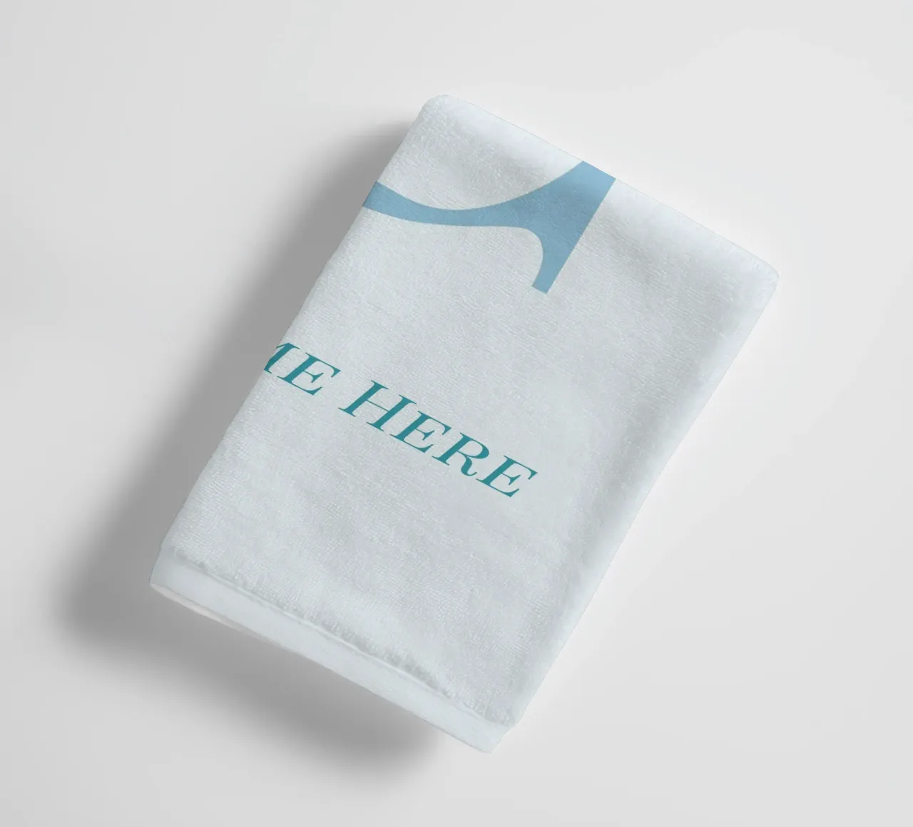 Letter C, Personalized Name Print, Personalized initial towel by The Custom Letter