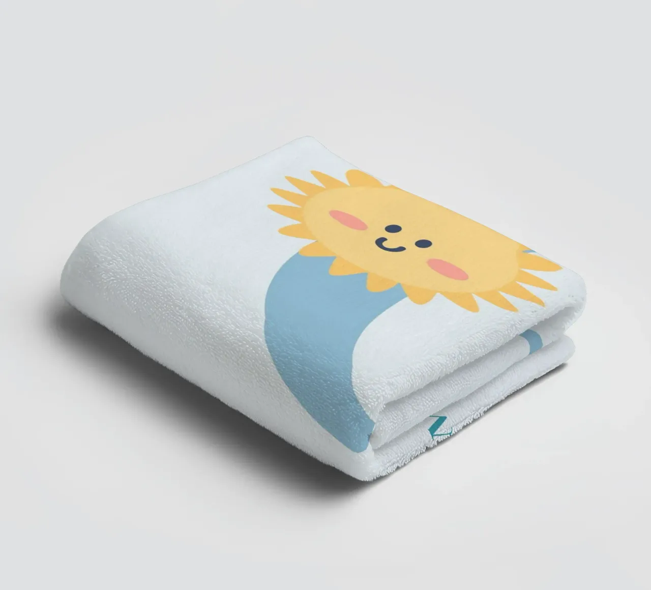 Letter C, Personalized Name Print, Personalized initial towel by The Custom Letter