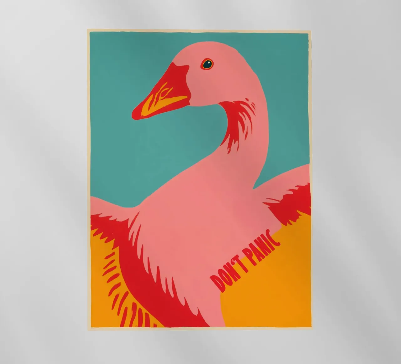 Niente panico e calma in tempi caotici pellicola backlit da Autofocus