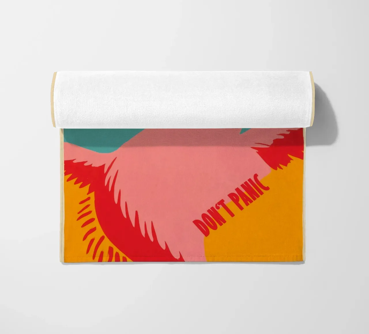 Niente panico e calma in tempi caotici telo mare da Autofocus