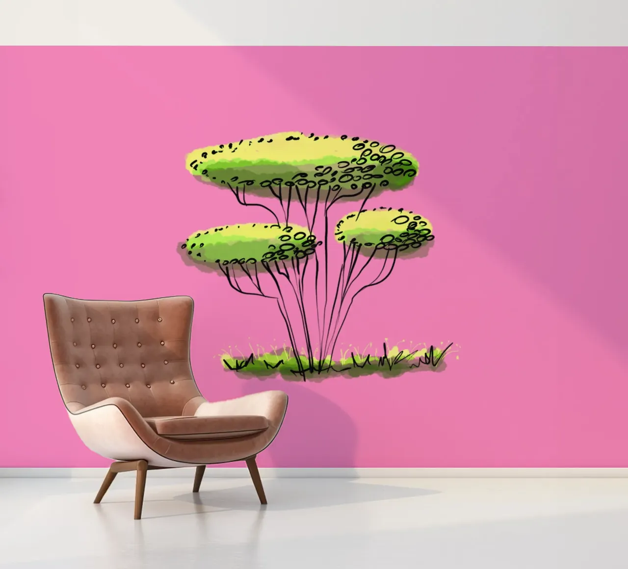 Tree fotobehang van sketch_visual_studio