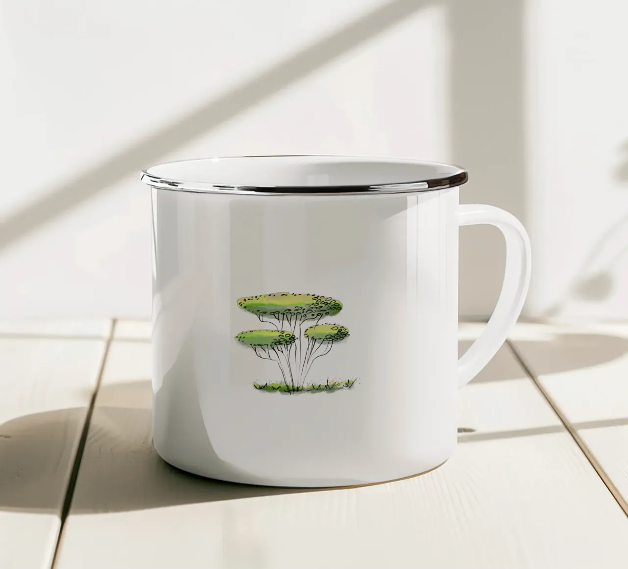 Tree tazza in smalto da sketch_visual_studio