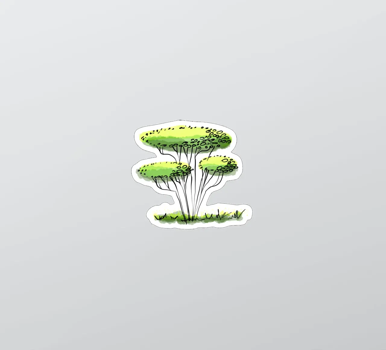 Tree sticker by by elle arts moments