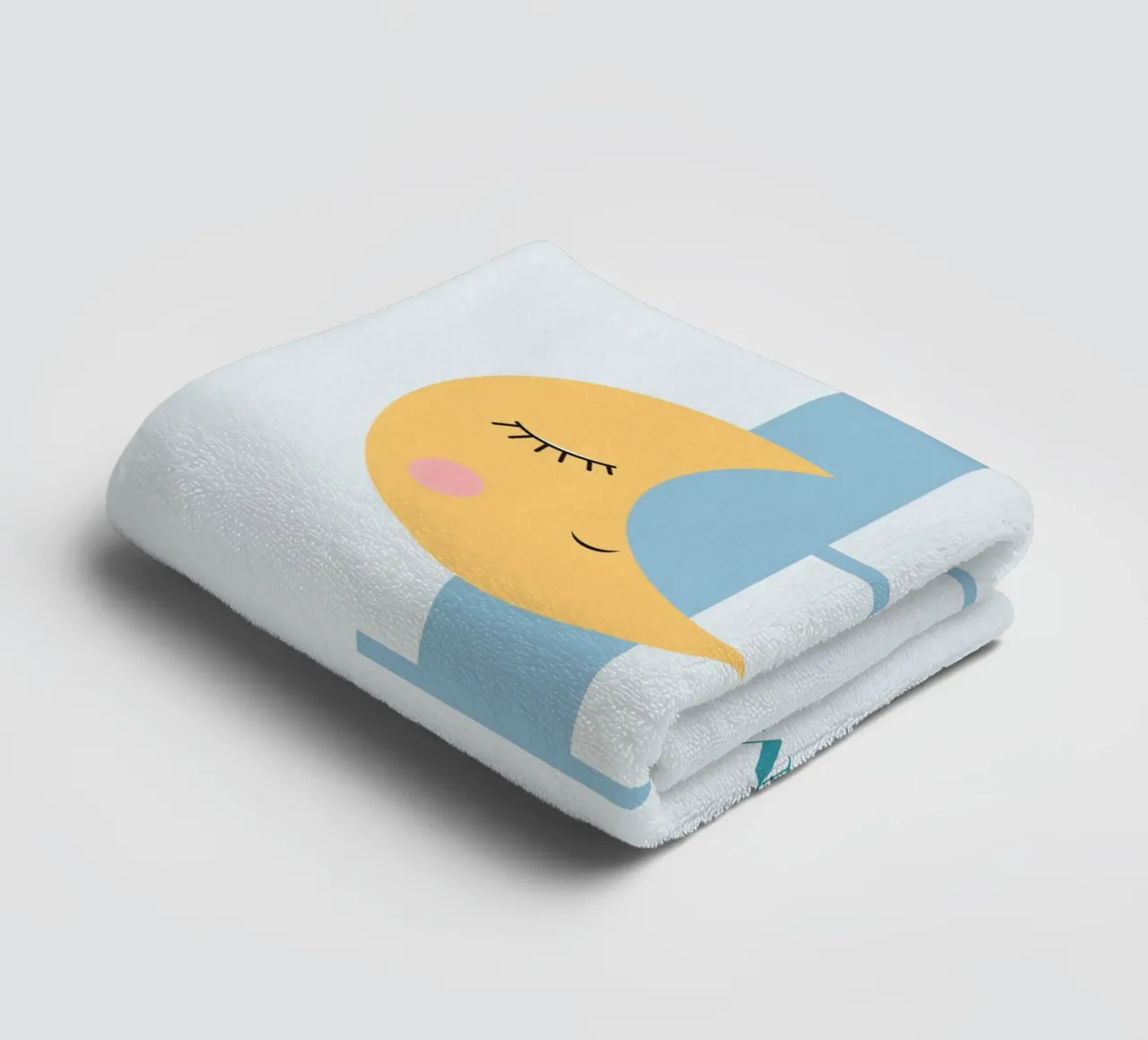 Letter F, Personalized Name Print, Personalized initial towel by The Custom Letter