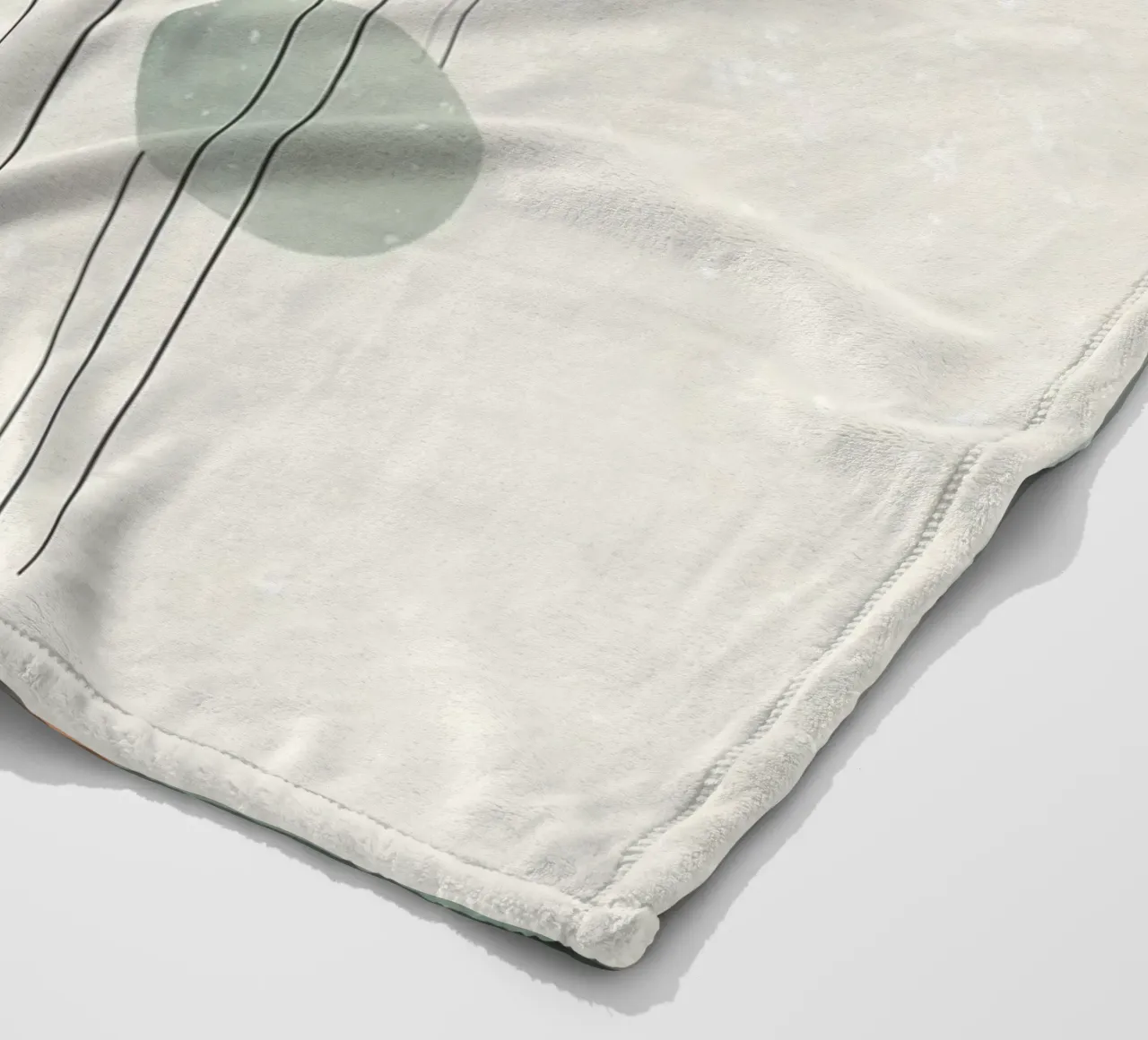 Winter Orbits Fleecedecke von Geometrica