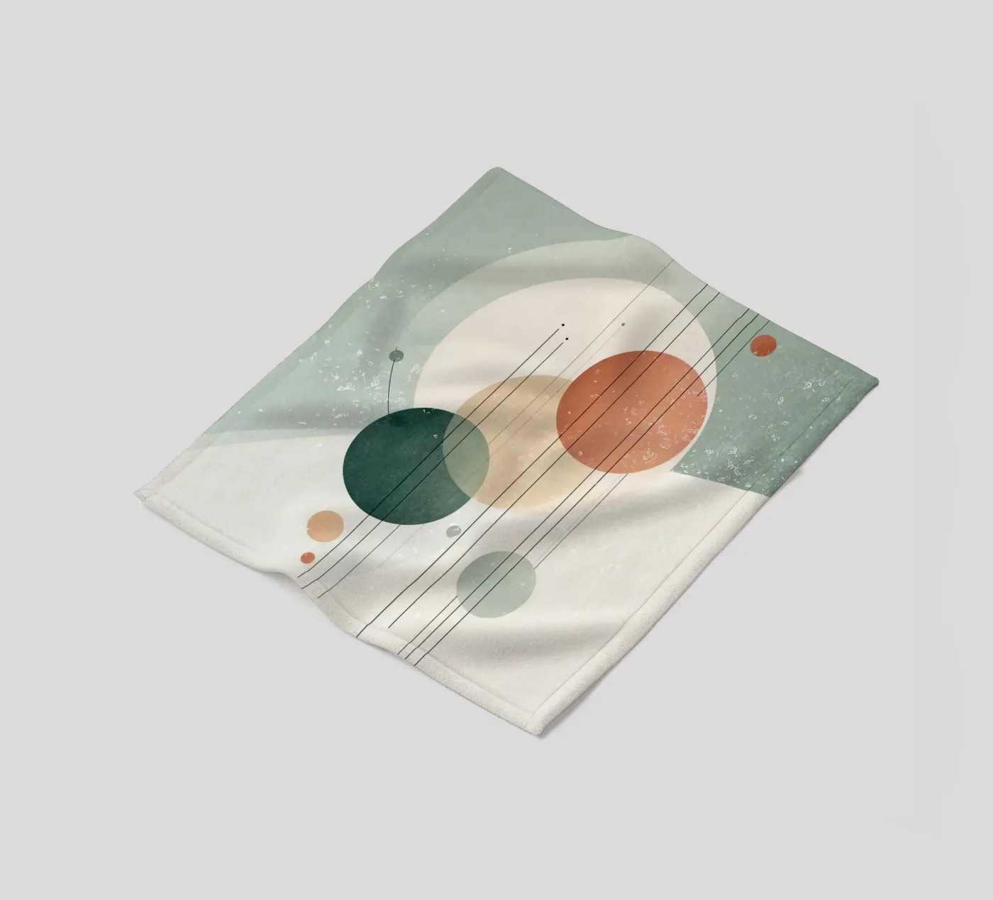 Winter Orbits coperta in pile da Geometrica