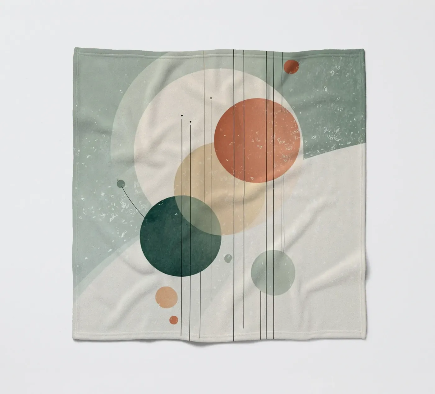 Winter Orbits coperta in pile da Geometrica