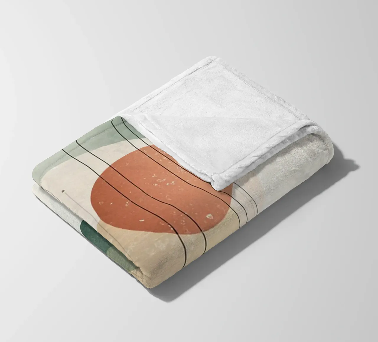 Winter Orbits Fleecedecke von Geometrica