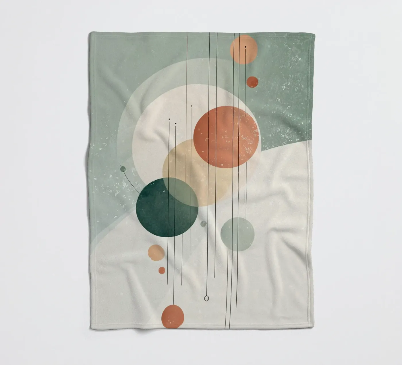 Winter Orbits coperta in pile da Geometrica