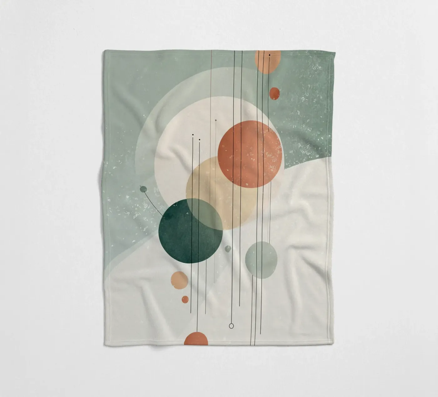 Winter Orbits coperta in pile da Geometrica