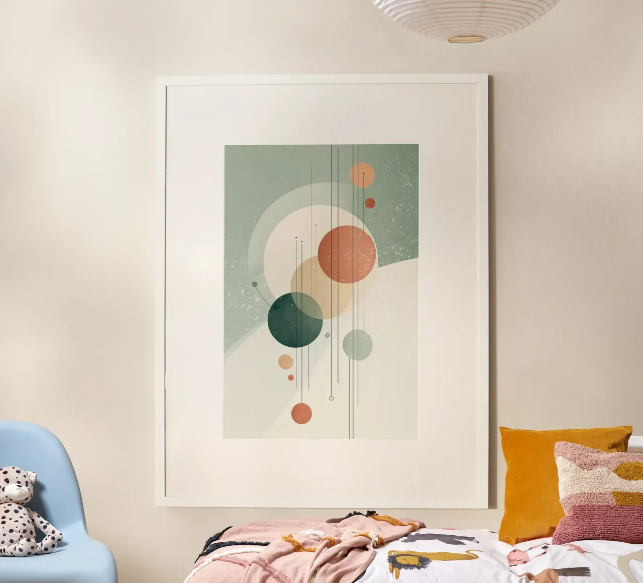 Winter Orbits poster de Geometrica