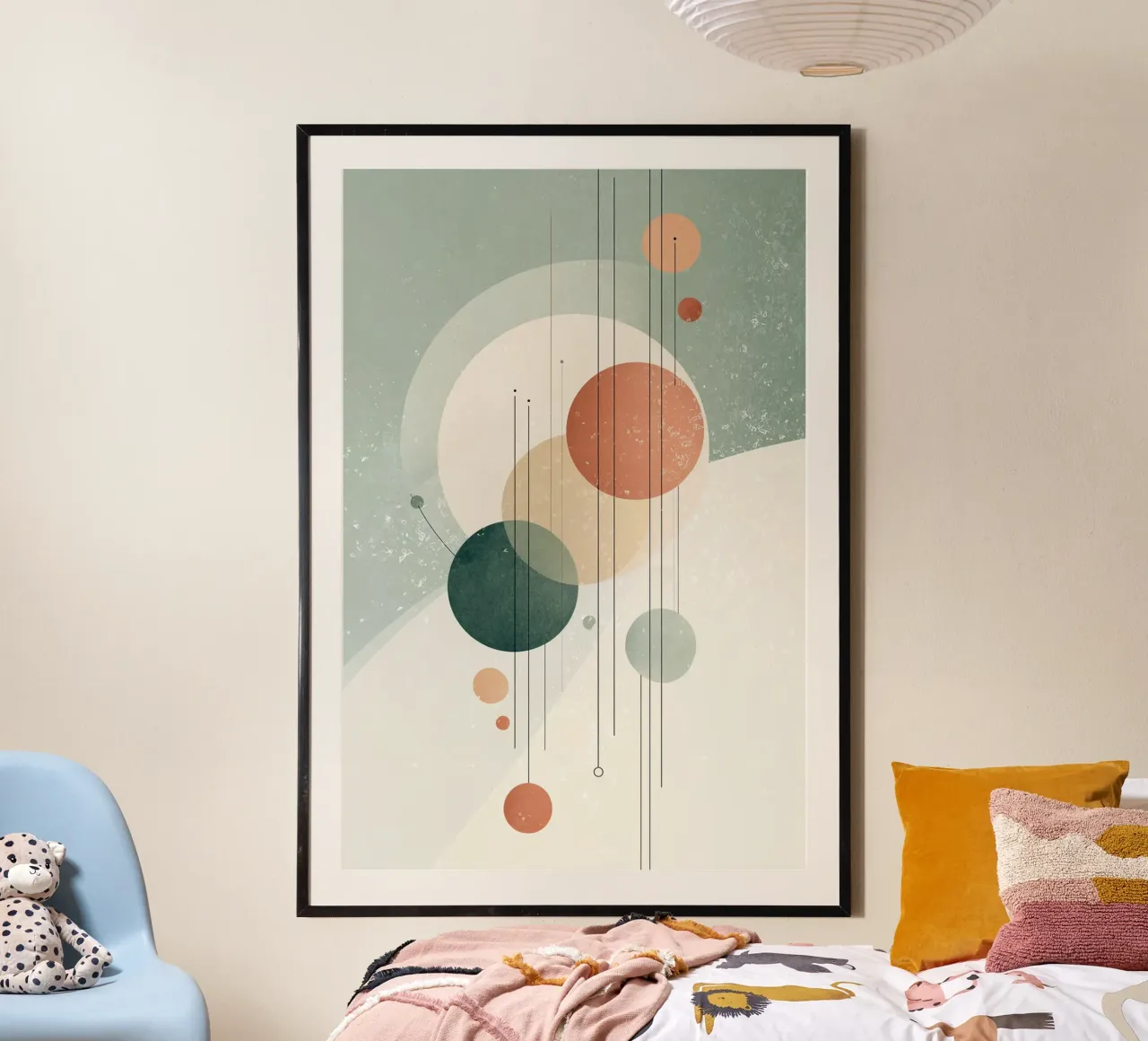 Winter Orbits poster de Geometrica