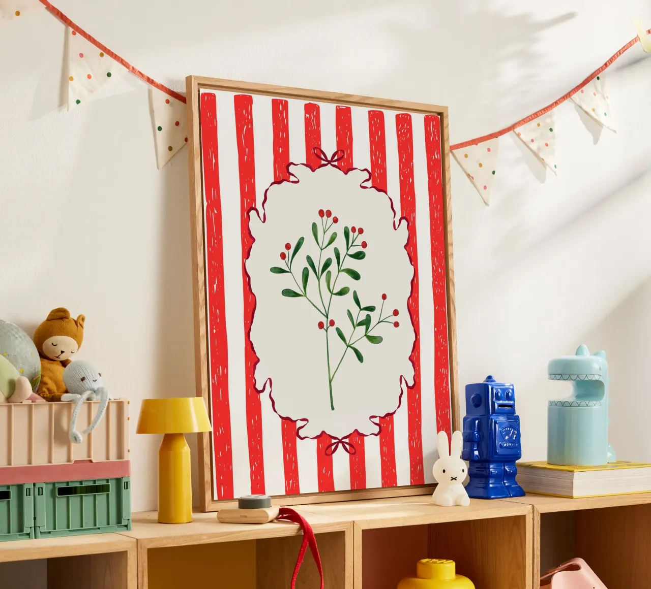Mistletoe Stripe plexiglass da vintageshop