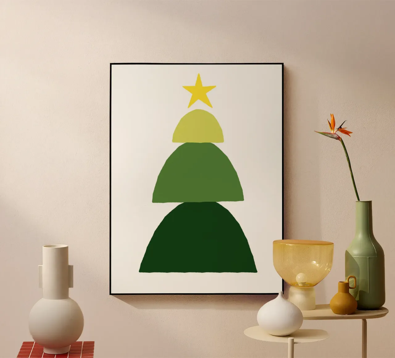 Geometric Fir plexiglass da vintageshop