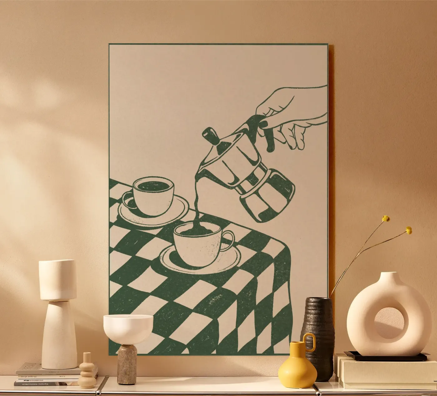 FRESH BREWED acrylic glass by ARTEVO