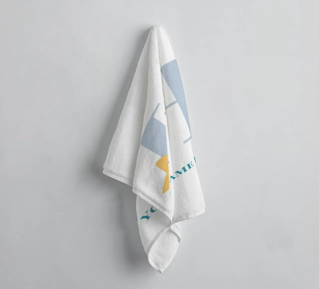 Letter H, Personalized Name Print, Personalized initial towel by The Custom Letter