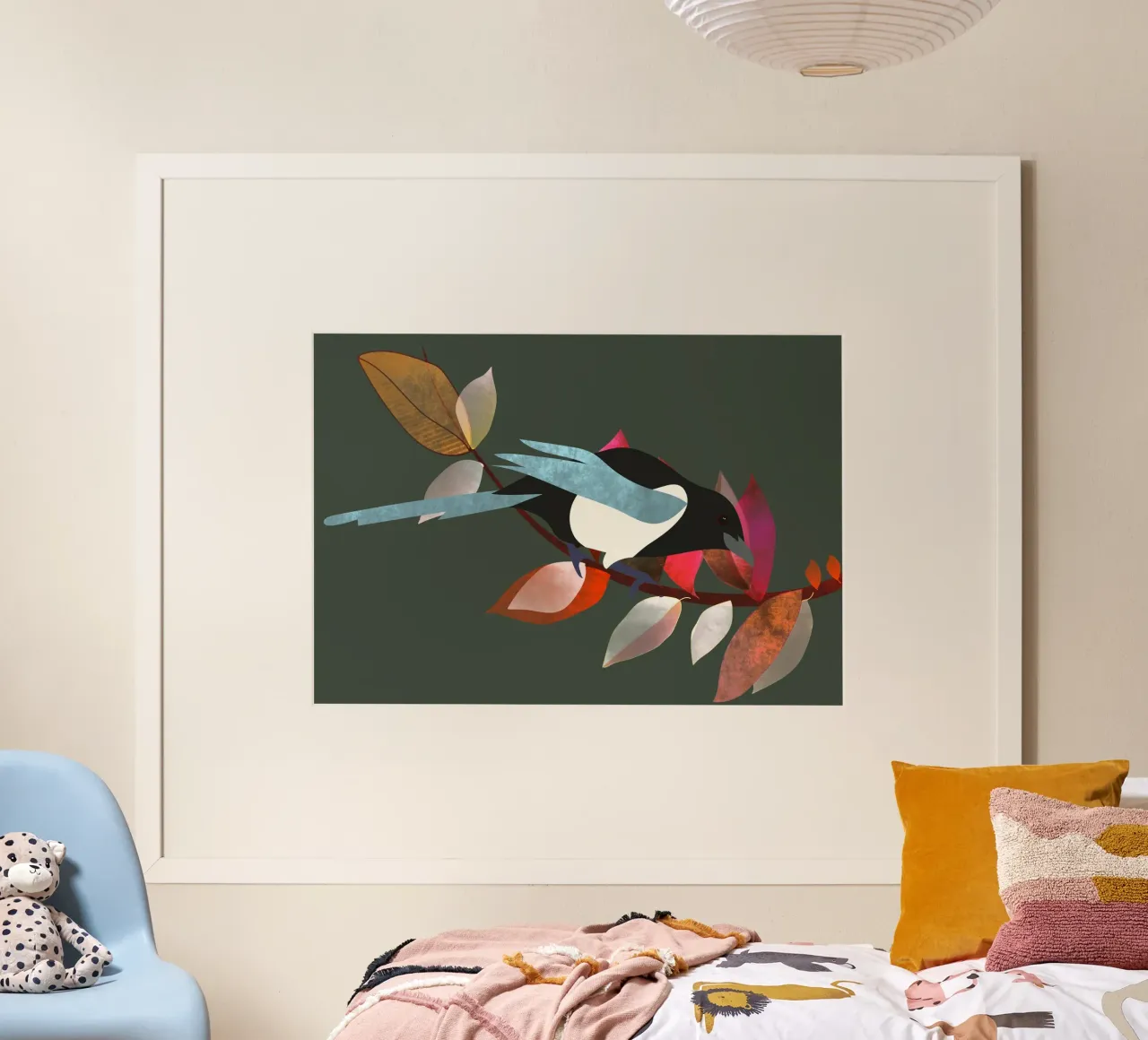 abstract bird poster da vintageshop