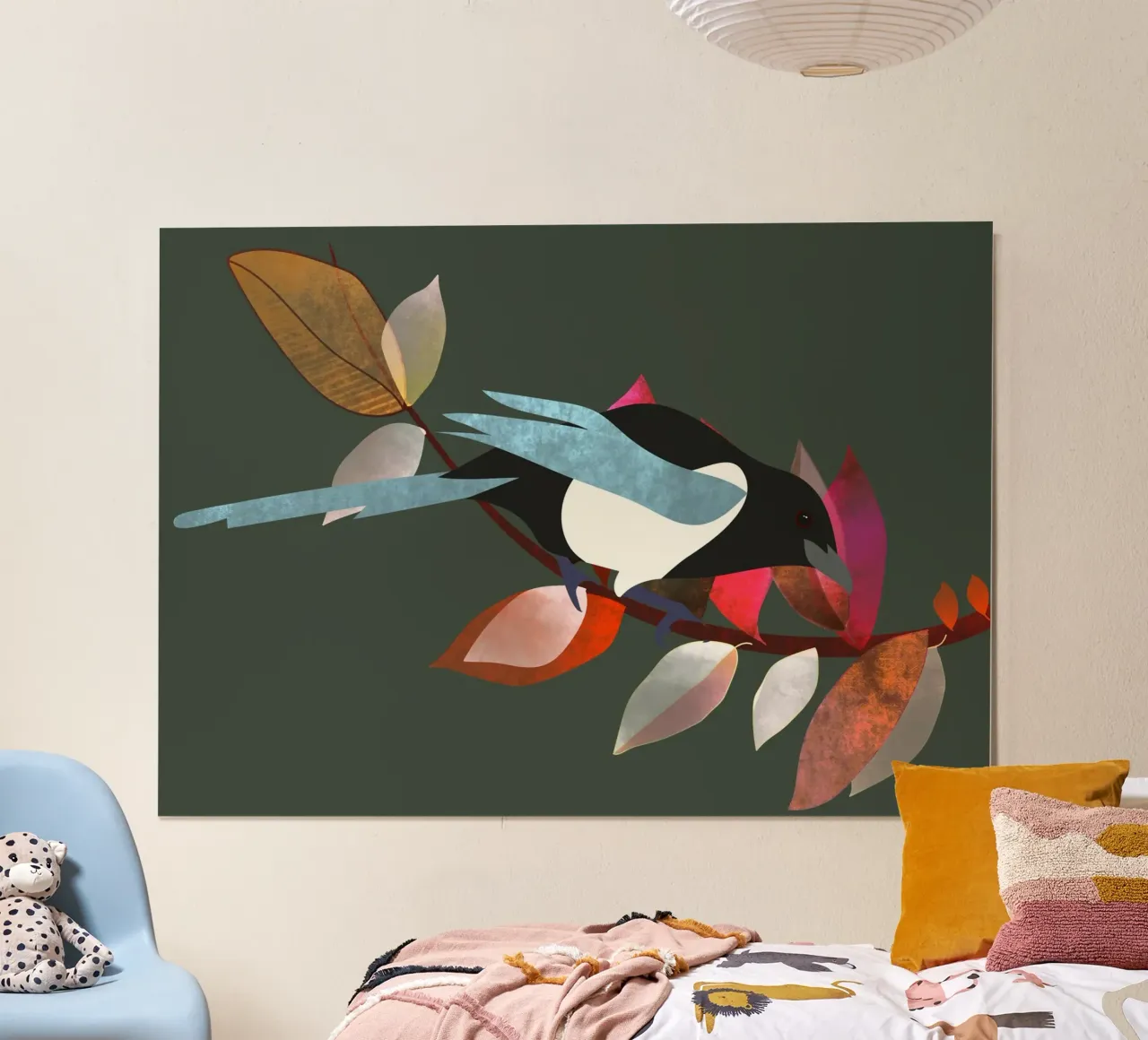 abstract bird poster da vintageshop