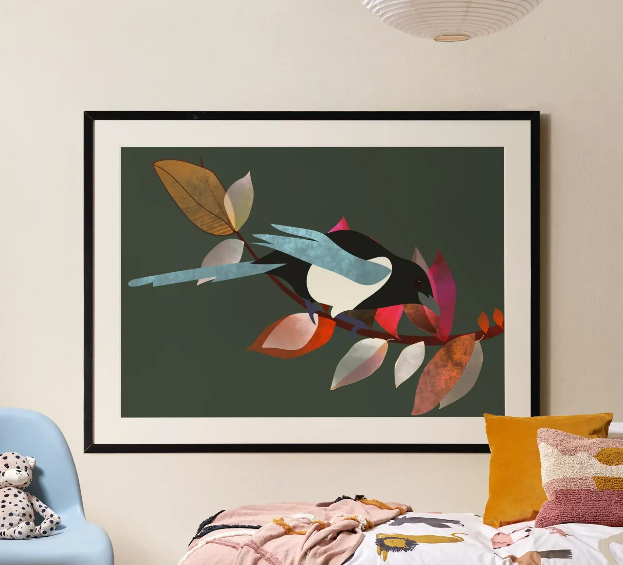 abstract bird poster da vintageshop