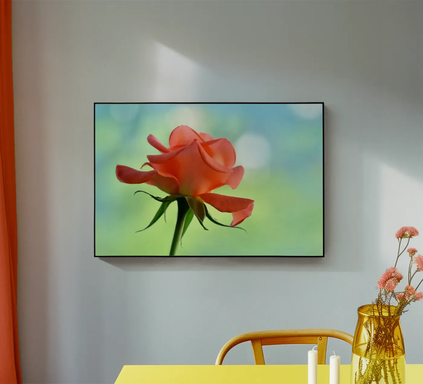 Rose Acryl-Glas von Atteloi