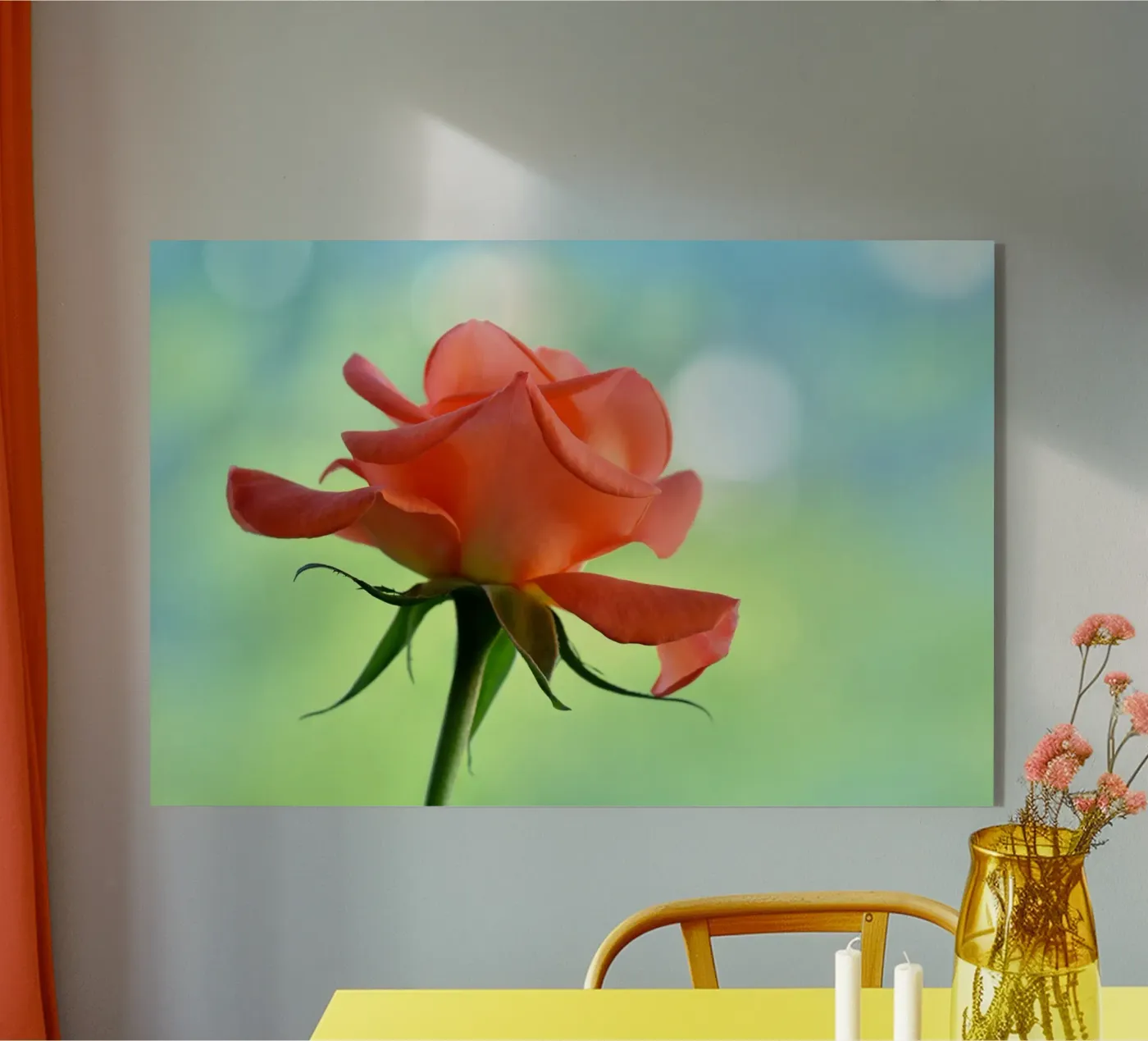 Rose Acryl-Glas von Atteloi