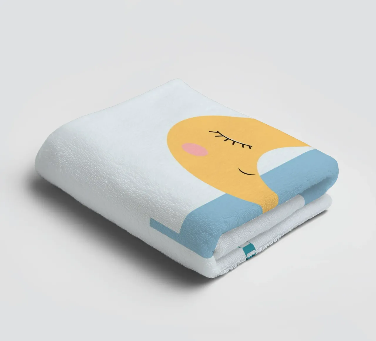 Letter I, Personalized Name Print, Personalized initial towel by The Custom Letter