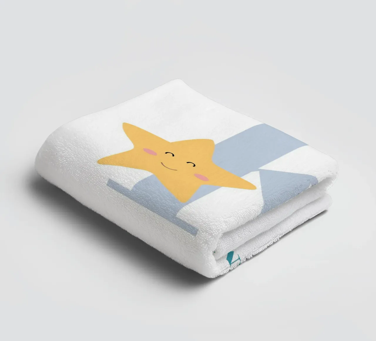 Letter K, Personalized Name Print, Personalized initial towel by The Custom Letter