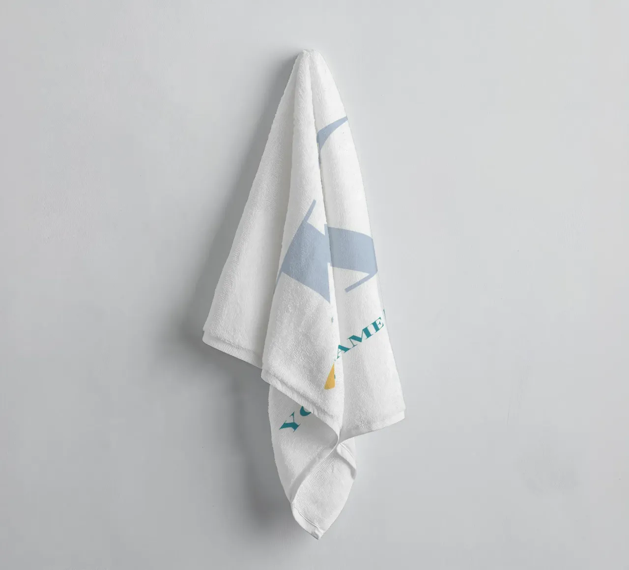 Letter K, Personalized Name Print, Personalized initial towel by The Custom Letter