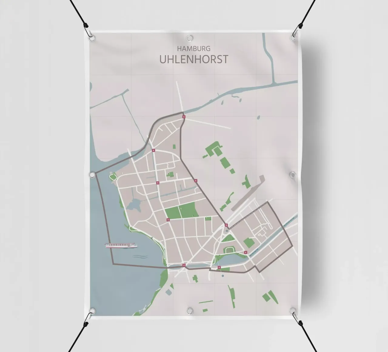 Amburgo Uhlenhorst telo in pvc da janamossmann