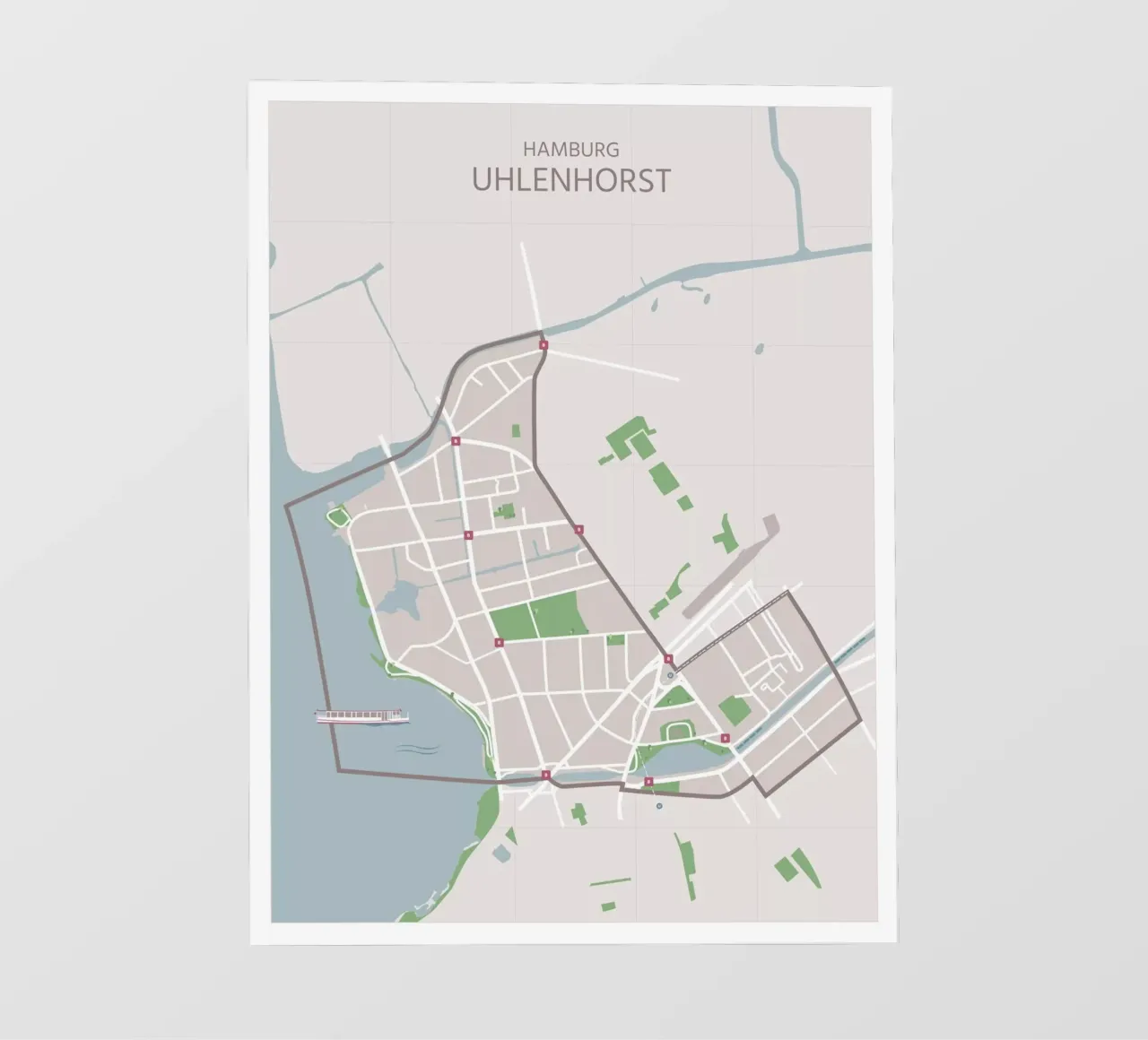 Amburgo Uhlenhorst telo in pvc da janamossmann
