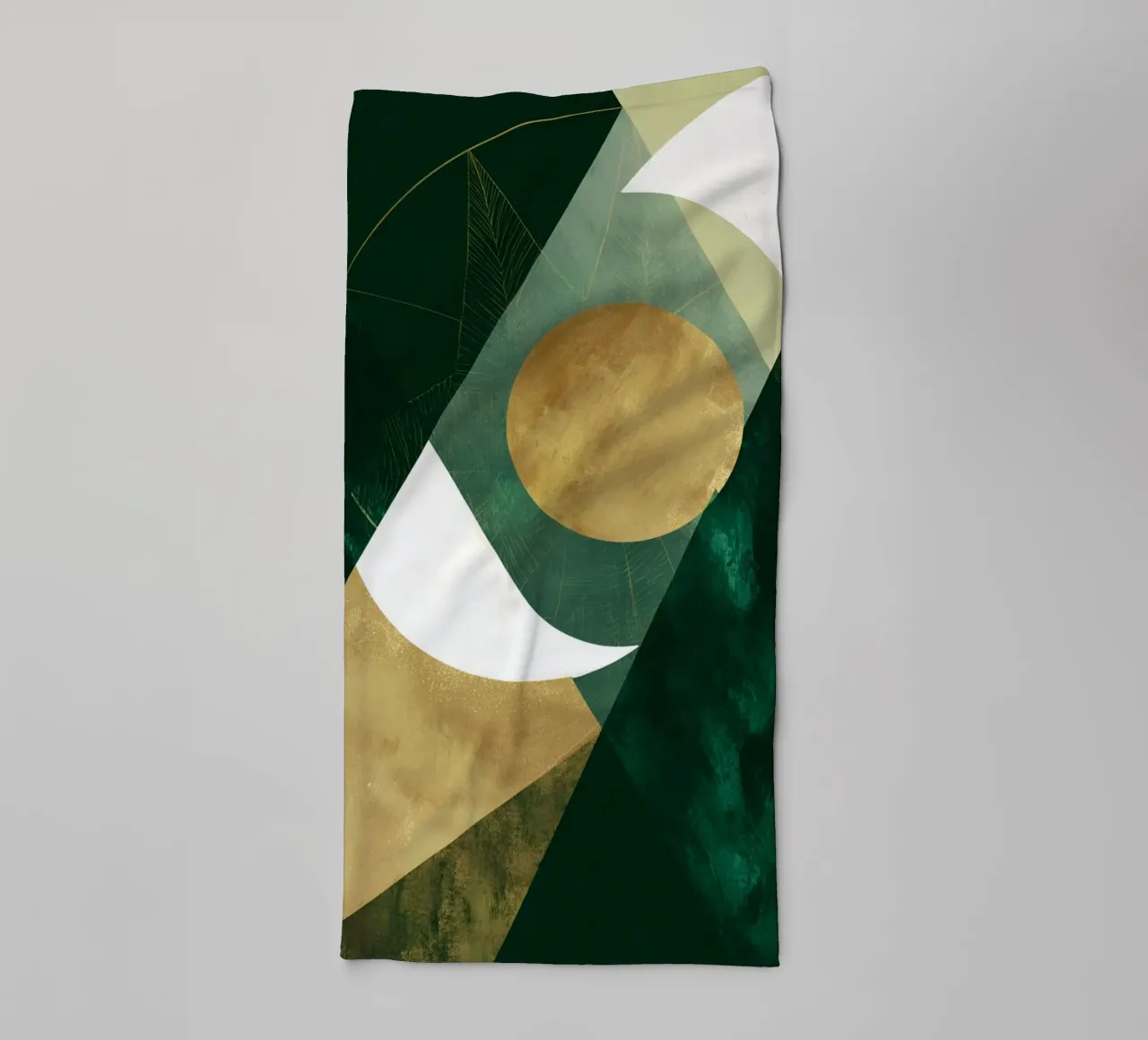 Golden Eclipse Geometry asciugamano da bagno da Colormenta