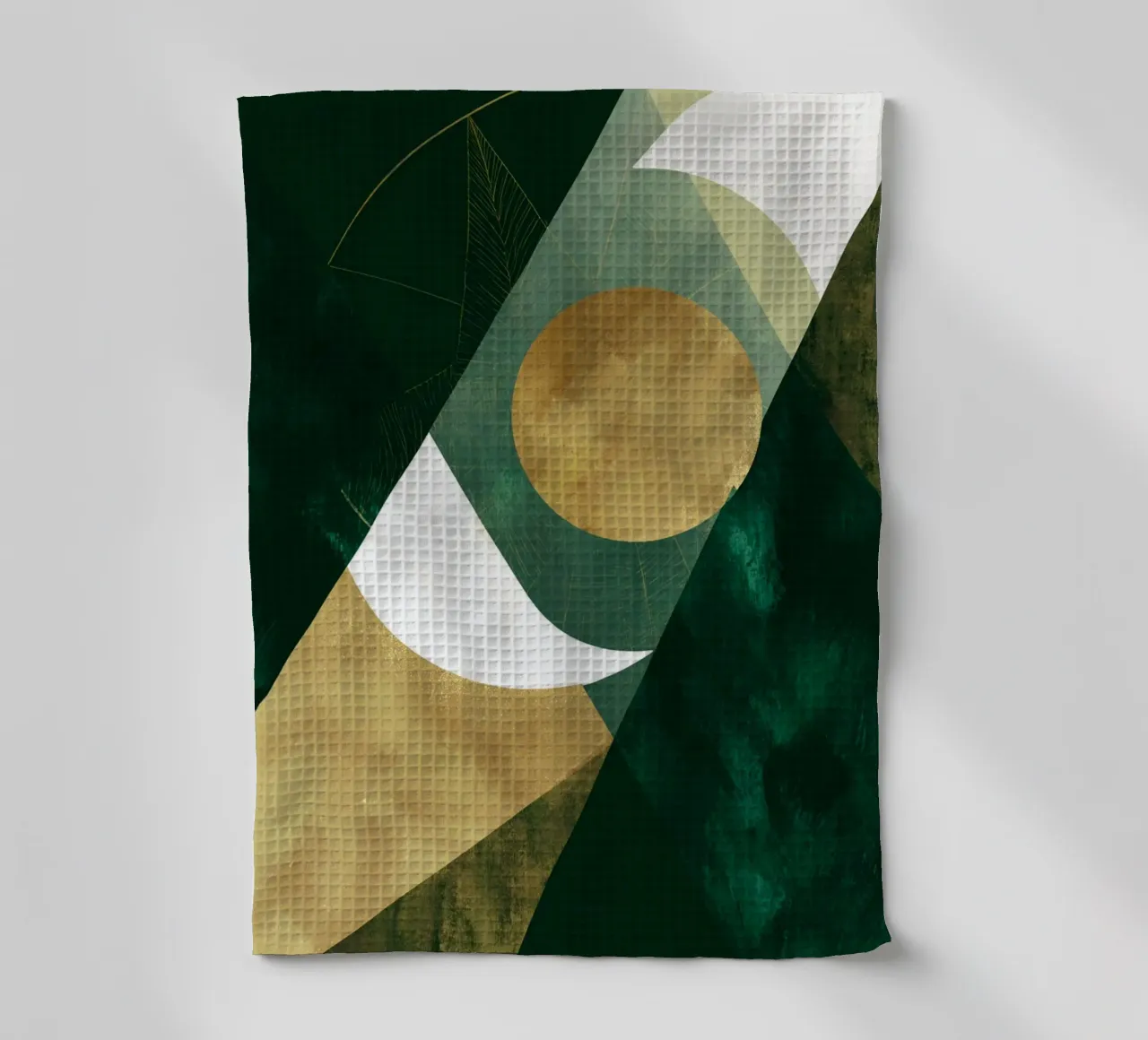 Golden Eclipse Geometry canovaccio da cucina da Colormenta