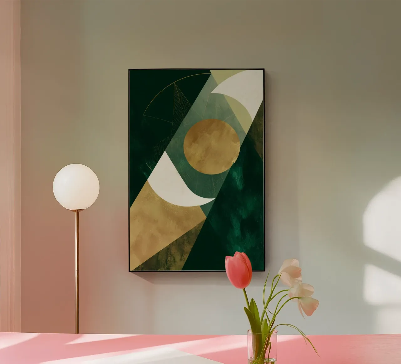 Golden Eclipse Geometry plexiglass da Colormenta