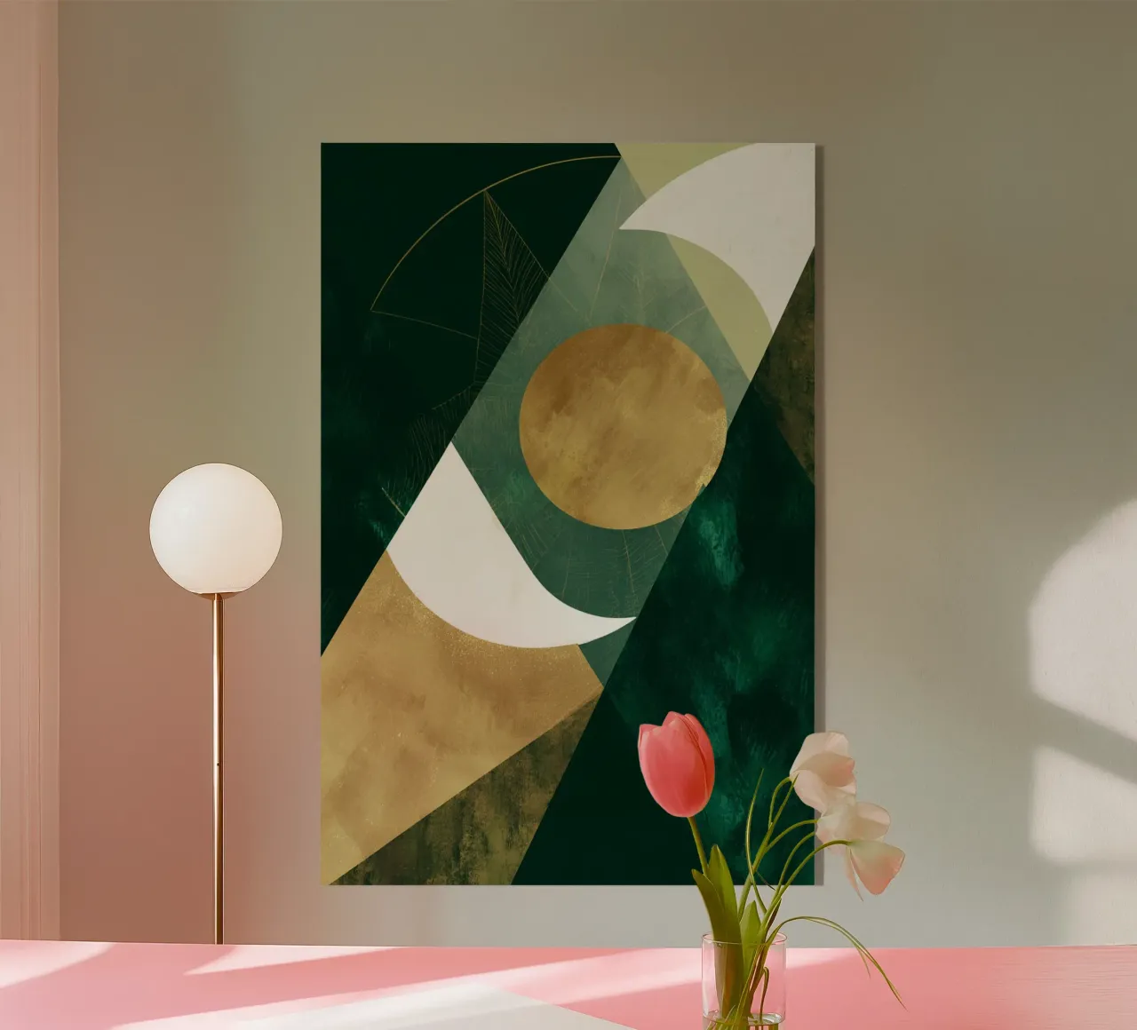 Golden Eclipse Geometry plexiglass da Colormenta