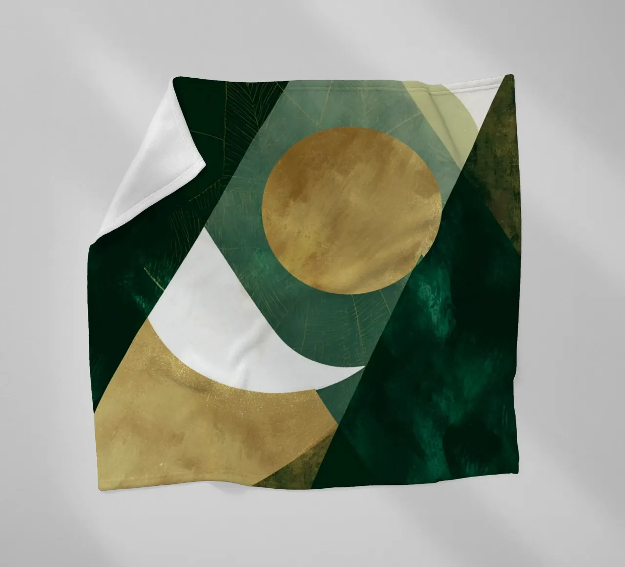 Golden Eclipse Geometry coperta in pile da Colormenta