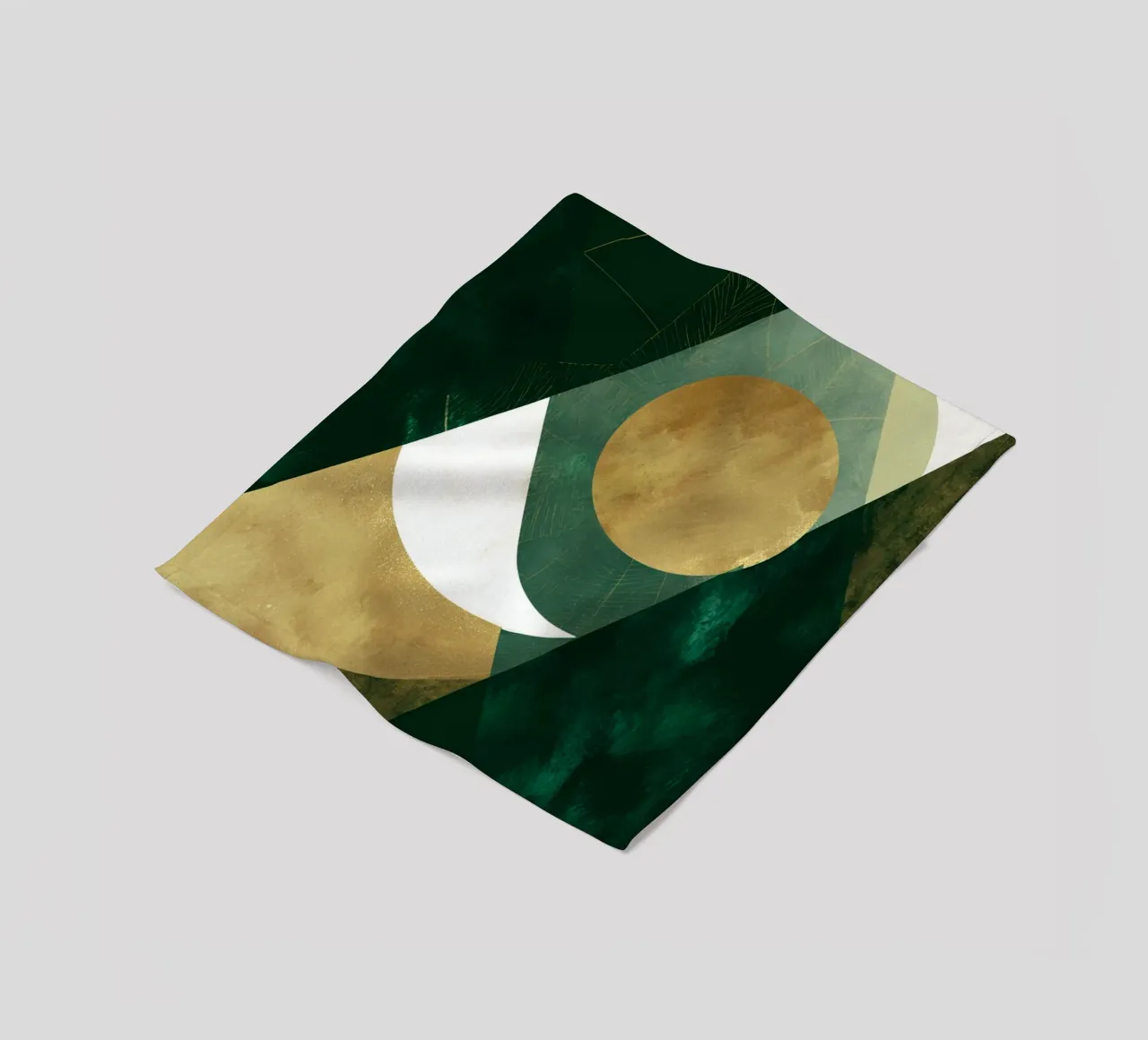 Golden Eclipse Geometry coperta in pile da Colormenta