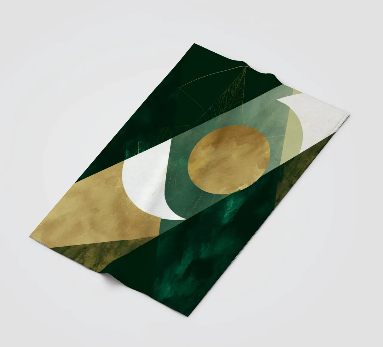 Golden Eclipse Geometry coperta in pile da Colormenta