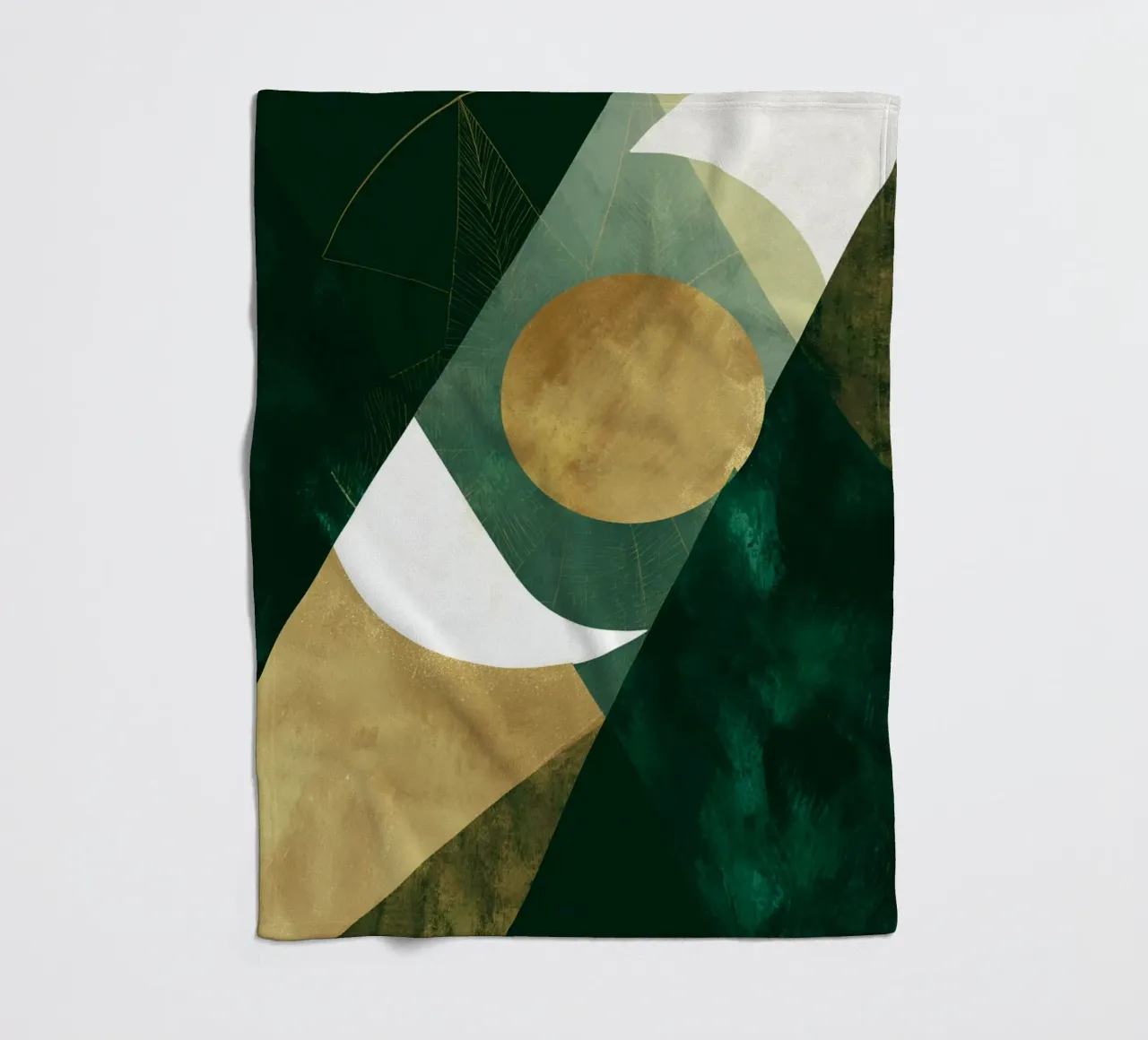 Golden Eclipse Geometry coperta in pile da Colormenta