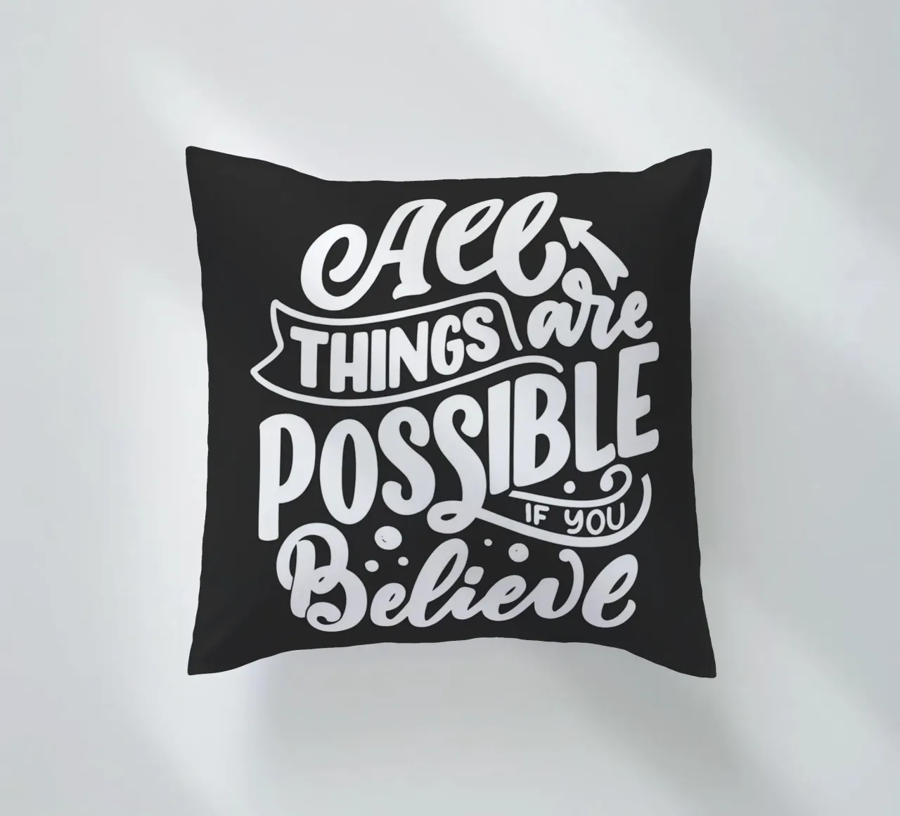 ALL THINGS ARE POSSIBLE cuscino da ARTEVO
