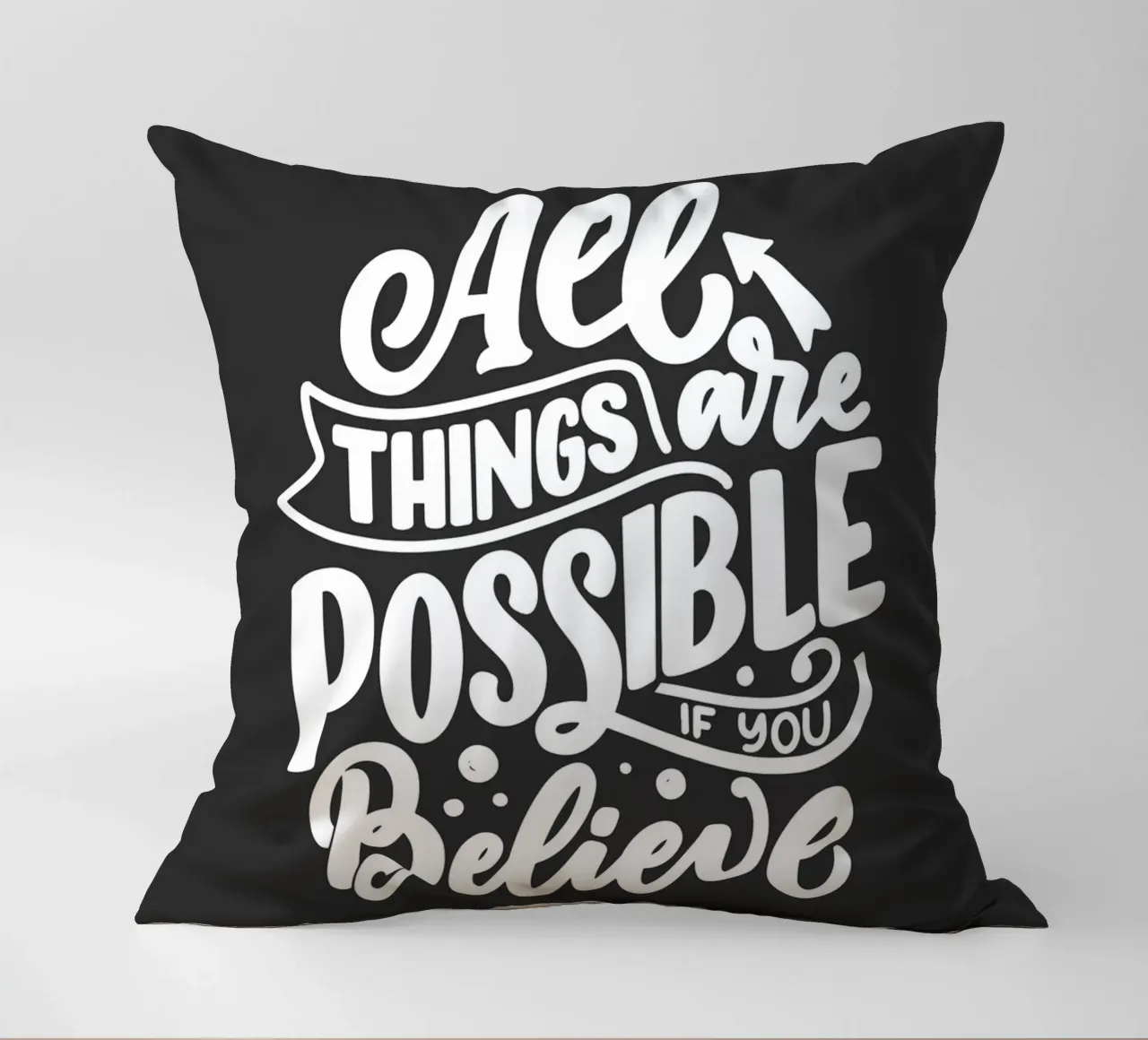 ALL THINGS ARE POSSIBLE cuscino da ARTEVO