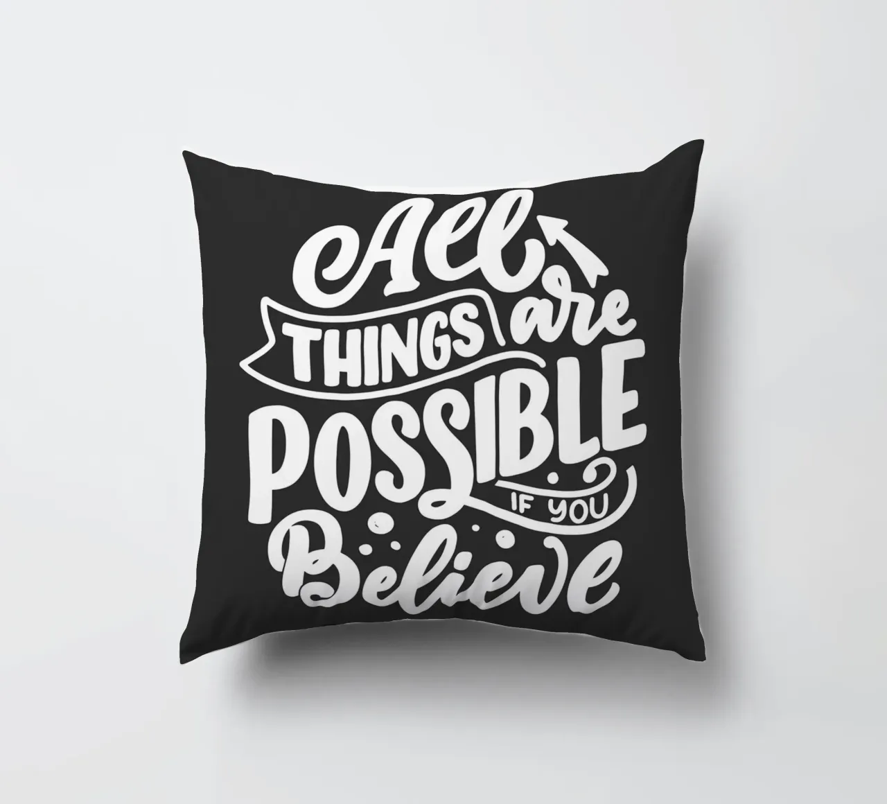 ALL THINGS ARE POSSIBLE cuscino da ARTEVO