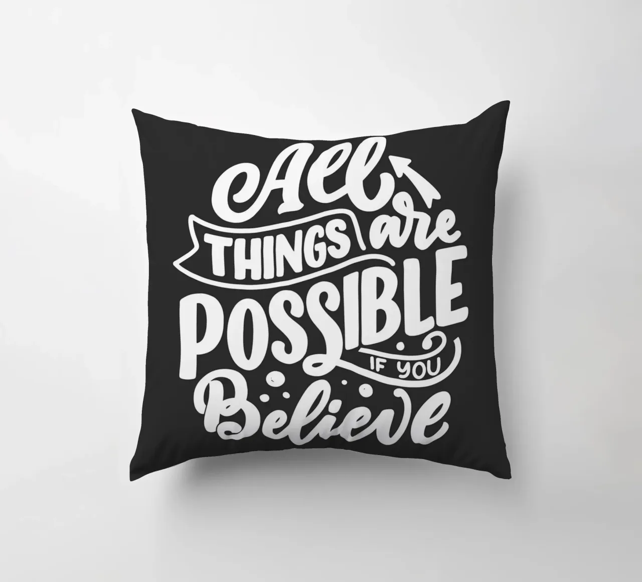 ALL THINGS ARE POSSIBLE cuscino da ARTEVO