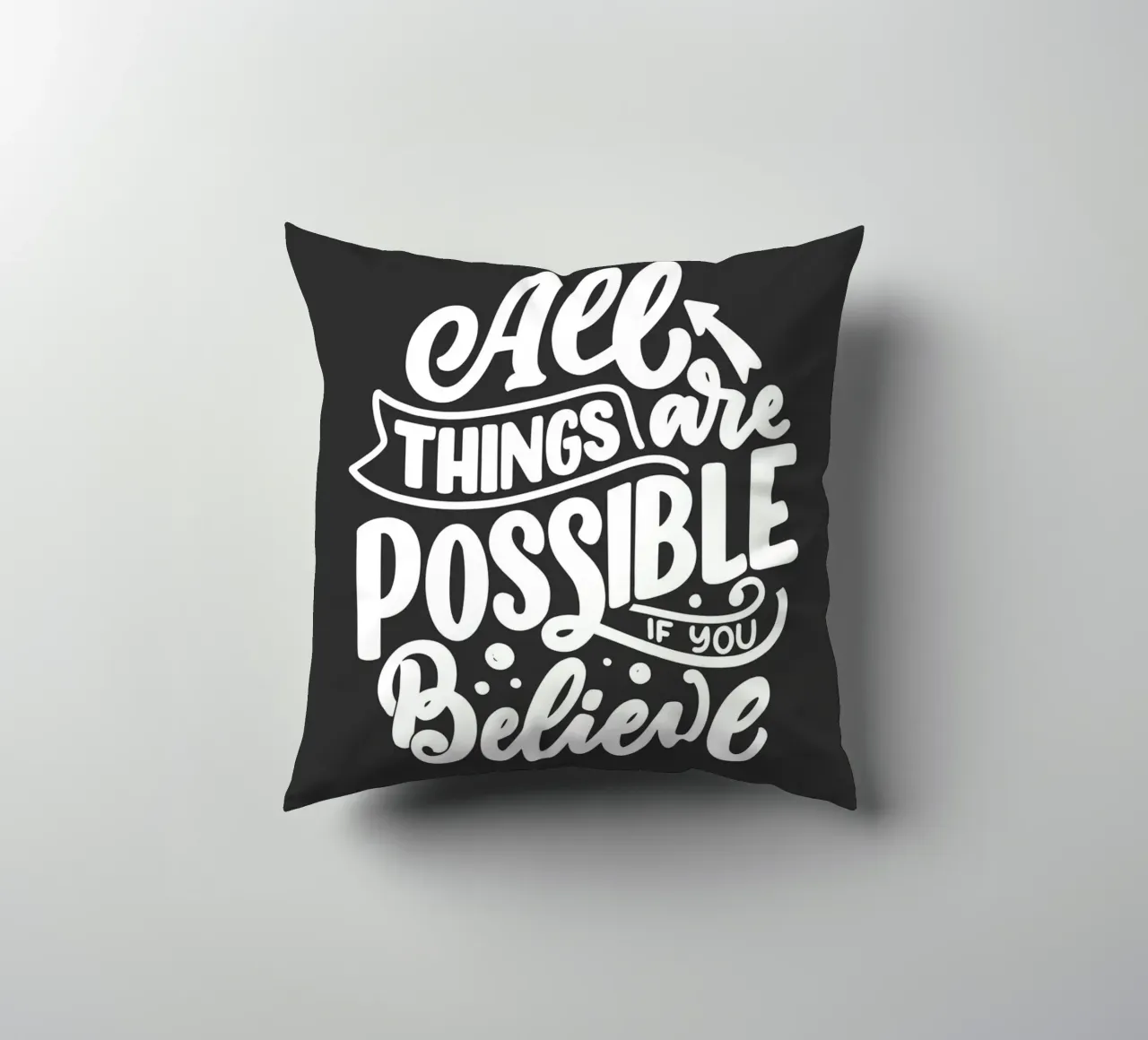 ALL THINGS ARE POSSIBLE cuscino da ARTEVO