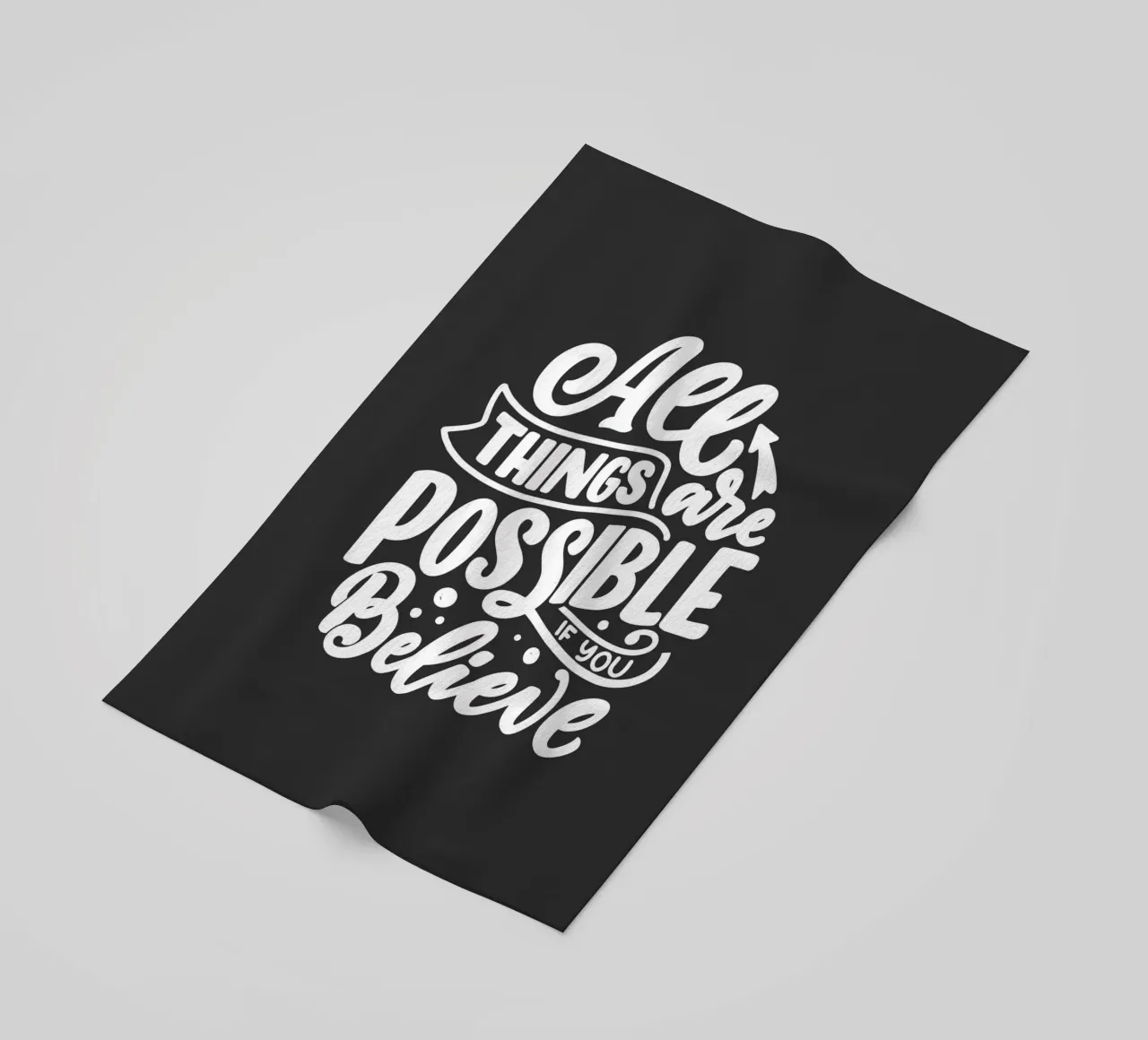 ALL THINGS ARE POSSIBLE telo mare da ARTEVO