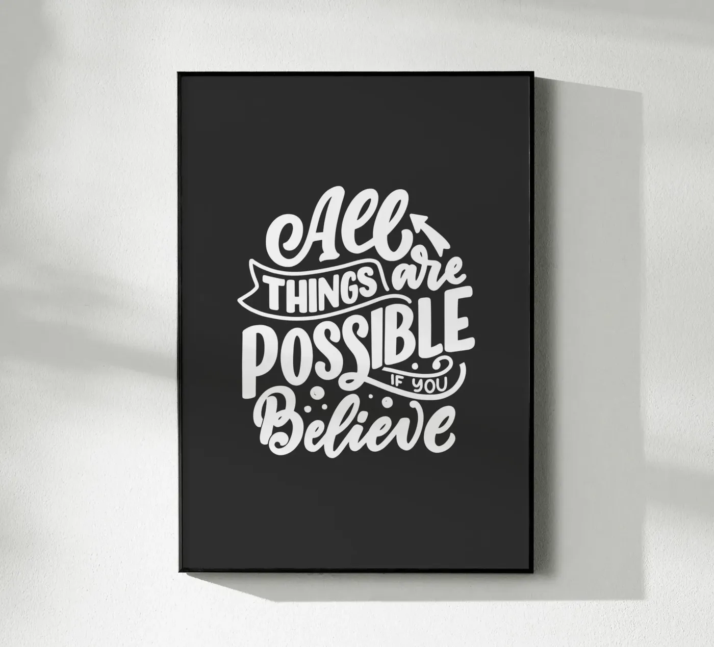 ALL THINGS ARE POSSIBLE acryl van ARTEVO